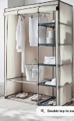 Covered Double Wardrobe With Storage JD Williams Grade U