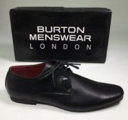 Burton Menswear Banker Black Shoes Size 9