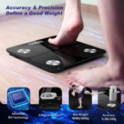 Scales For Body Weight Smart Body Fat Scales Composition Analyzer Monitor, High Precision Measuri...