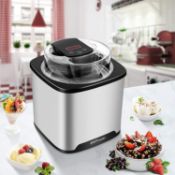 Brand New Ice Cream Machine 2 L Professional Compressor Ice Machine Machine