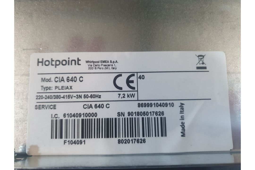 Hotpoint CIA 640 C 60cm Induction Hob RRP £369 - Image 10 of 10