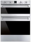 Smeg DUSF636X Built-Under Classic Multifunction Double Oven, Stainless Steel RRP £1,300