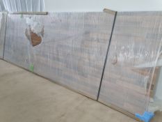 LOT 8 - Wren Light Walnut Block Luxury Laminate RRP £620 , breakfast bar, 3m x 910mm x 38mm