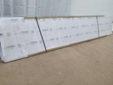 LOT 72 - Wren White Matt Luxury Laminate Kitchen Worktop RRP £390 , 3m x 600mm x 38mm