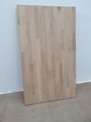 LOT 94 - Wren Solid Oak Kitchen Worktop / Shelves/ Chopping Boards RRP £200 , 1m x 600mm x 40mm