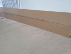 LOT 37 - Wren Artic Oak Kitchen TekWall/Splashback RRP £300 , 4m x 600mm x 10mm