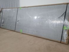 LOT 1 - Wren Concrete Oak Luxury Laminate RRP £760, 3-sided Breakfast Bar, 3m x 990mm x 76mm