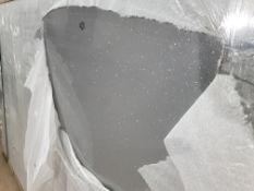 LOT 6 - Wren Crystal Grey Luxury Laminate worktop RRP £620 , 3m x 960mm x 38mm