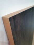 LOT 91 - Wren Smoked Oak Luxury Laminate Kitchen Worktops RRP £160 , 1.27m x 600mm x 38mm
