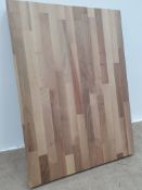 LOT 96 - Wren Double Width Solid Walnut Kitchen Worktop / Chopping Boards, 800mm x 580mm x 60mm