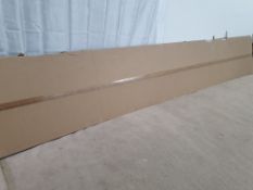 LOT 38 - Wren Artic Oak Kitchen TekWall/Splashback RRP £300 , 4m x 600mm x 10mm