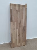 LOT 97 - Wren Double Width Solid Walnut Kitchen Worktop / Chopping Boards, 970mm x 370mm x 60mm