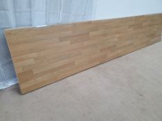 LOT 47 - Wren Light Oak Block Luxury Laminate Kitchen Worktop RRP £390 , 3m x 600mm x 38mm