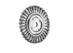 3 x U5181 SIT 180 MM X 11 MM X 22.2 MM 0.50 STEEL TWIST KNOT ABRASIVE WIRE WHEEL BRUSH