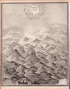 Principles Hills Great Britain Steel Engraved Victorian Antique Print