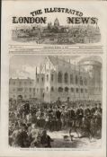 Fenian Rebellion Prisoners Brought To Mountjoy Prison Antique 1867.