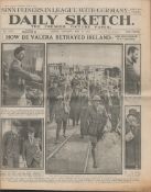 Sinn Fein Leaders Griffith, Maud Gonne MacBride, De Valera Sent To English Prisons