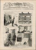 Fenian Dynamite 1883 Nitro Glycerine Found Birmingham Antique Print.
