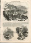 Kate Kearney's Cottage Gap of Dunloe Killarney 1849 Print