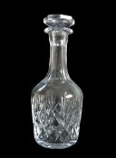 Antique Crystal Decanter with Original Stopper