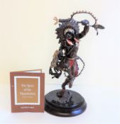 Franklin Mint Bronze Statue 'The Spirit of the Thunderbird' R.J. Murphy Limited Edition 28cm Tall