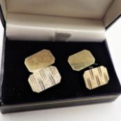 Vintage Gold on Sterling Silver Cufflinks