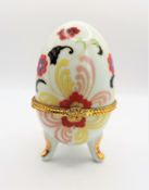Hand Painted Porcelain Egg
