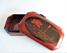 Vintage Oriental Lacquer Box