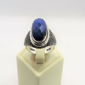 Artisan Sterling Silver Lapus Lazuli Ring