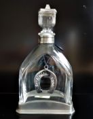 Luigi Bormioli Pewter Mounted Crystal Decanter Limited Edition 1996