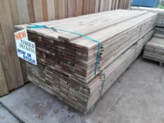 50x Pressure Treated Tanalised Softwood Mixed Larch/Douglas Fir Decking Boards