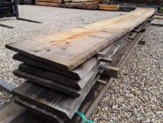 7x Softwood Air Dried Waney Edge / Live Edge Timber Boards / Planks