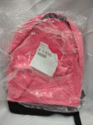 Girls Pink ruck sack/ back pack. RRP £19.99 - GRADE U