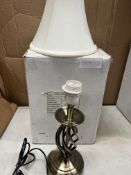 JD Williams Barley Touch Table Lamp. RRP £27.00 - GRADE U