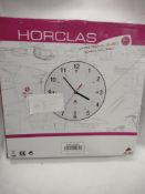 Horclas wall clock. RRP £20 - GRADE U
