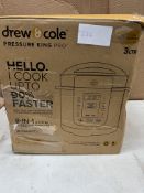 Drew & Cole Pressure King Pro Pressure Cooker. RRP £70.00 - GRADE U