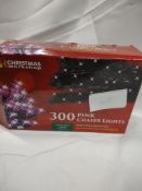 Christmas time 300 pink chaser lights. RRP £20 - GRADE U