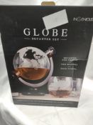 Ingenious Globe decanter set. RRP £49.99 - GRADE U
