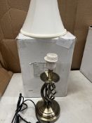 JD Williams Barley Touch Table Lamp. RRP £27.00 - GRADE U