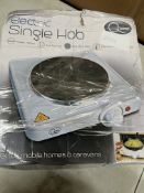 Quest Electric Single Hob. RRP £20.00 - GRADE U