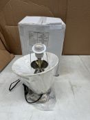 JD Williams Barley Touch Table Lamp. RRP £27.00 - GRADE U