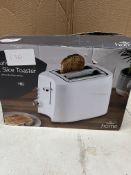 Morrisons Home Turin 2 Slice Toaster. RRP £18.00 - GRADE U