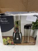 Morrisons Home Sports Blender With Bottle. RRP £22.00 - GRADE U