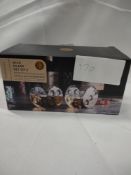 Dice glass set of two. RRP £20 - GRADE U