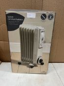 Morrisons 1500W Oil Filled Radiator. RRP £56.00 - GRADE U