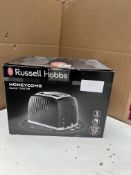 Russell Hobbs Honeycomb 2 slice toaster. RRP £35 - GRADE U