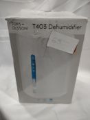 Tors and Olsson T403 Dehumidifier. RRP £50 - GRADE U