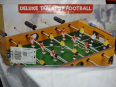 Global Gizmos Deluxe tabletop football. RRP £39.99 - GRADE U