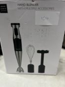 John Lewis Hand Blender With Accessories. RRP £30.00 - GRADE U