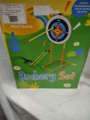 Morrisons Archery set. RRP £19.99 - GRADE U